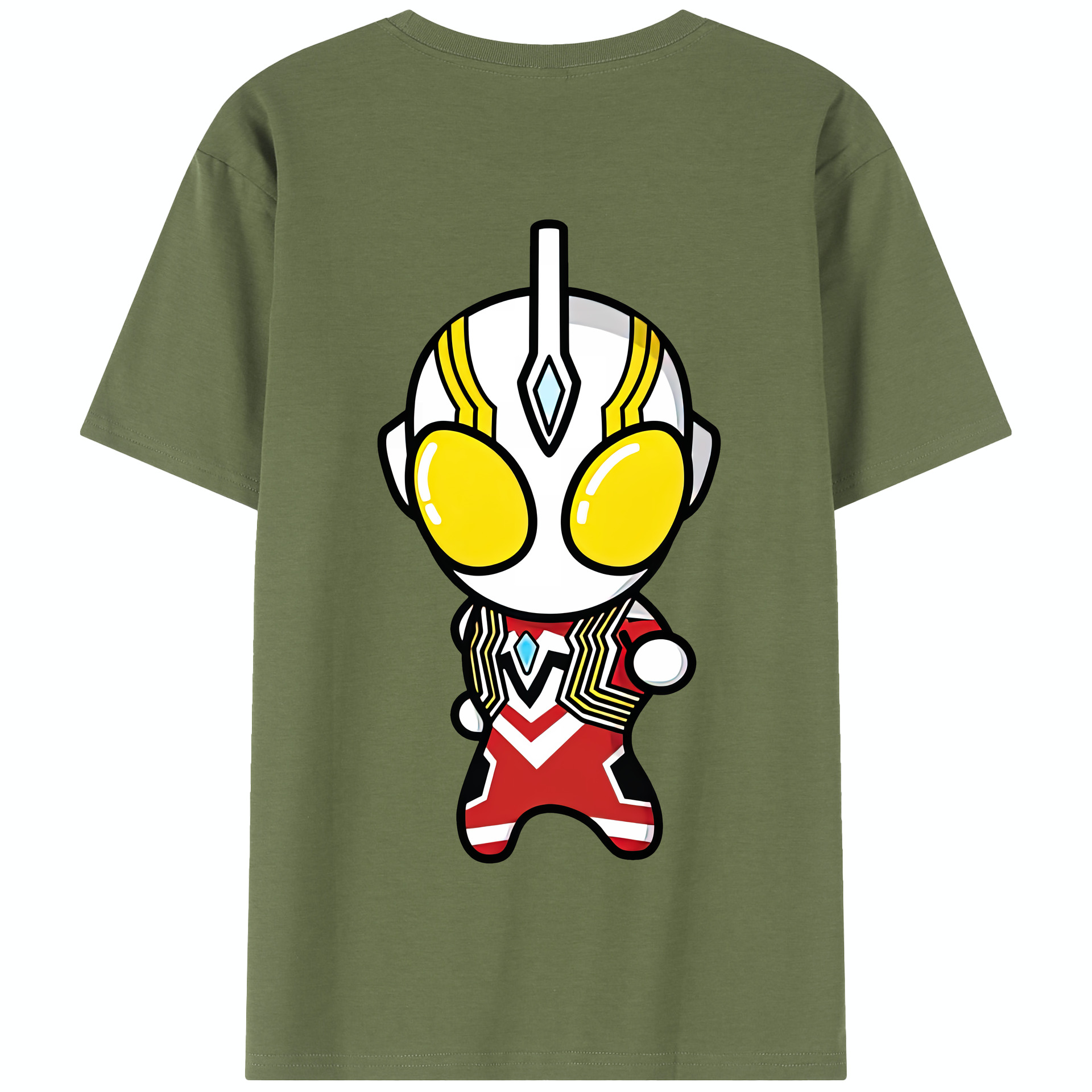 （画像用） ウルトラマン Ultraman 綿100％半袖Tシャツ（背面プリント）